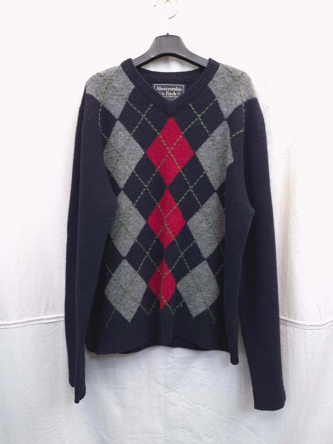 아베크롬비 아가일 니트 남성 상품이미지1