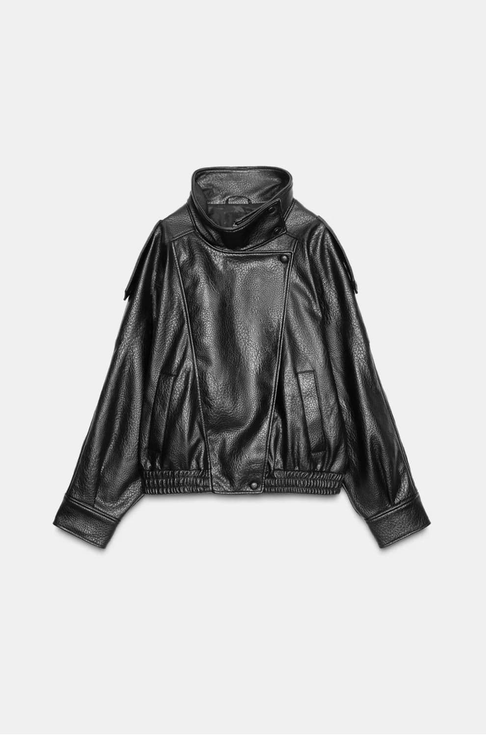 자라 페이크 레더 점퍼 상품이미지4