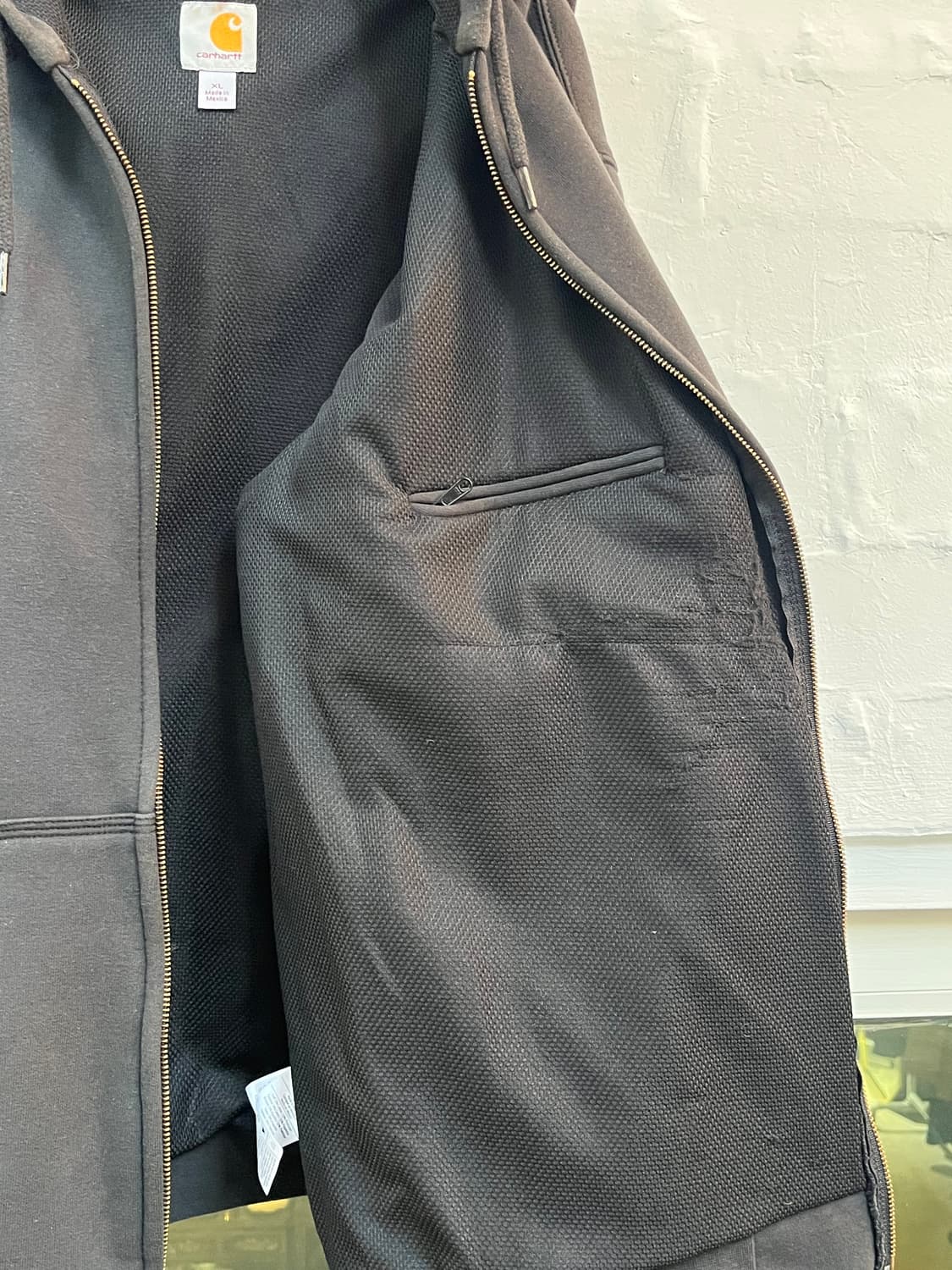 Carhartt 칼하트 차콜 써멀 후드집업 자켓 XL 상품이미지4