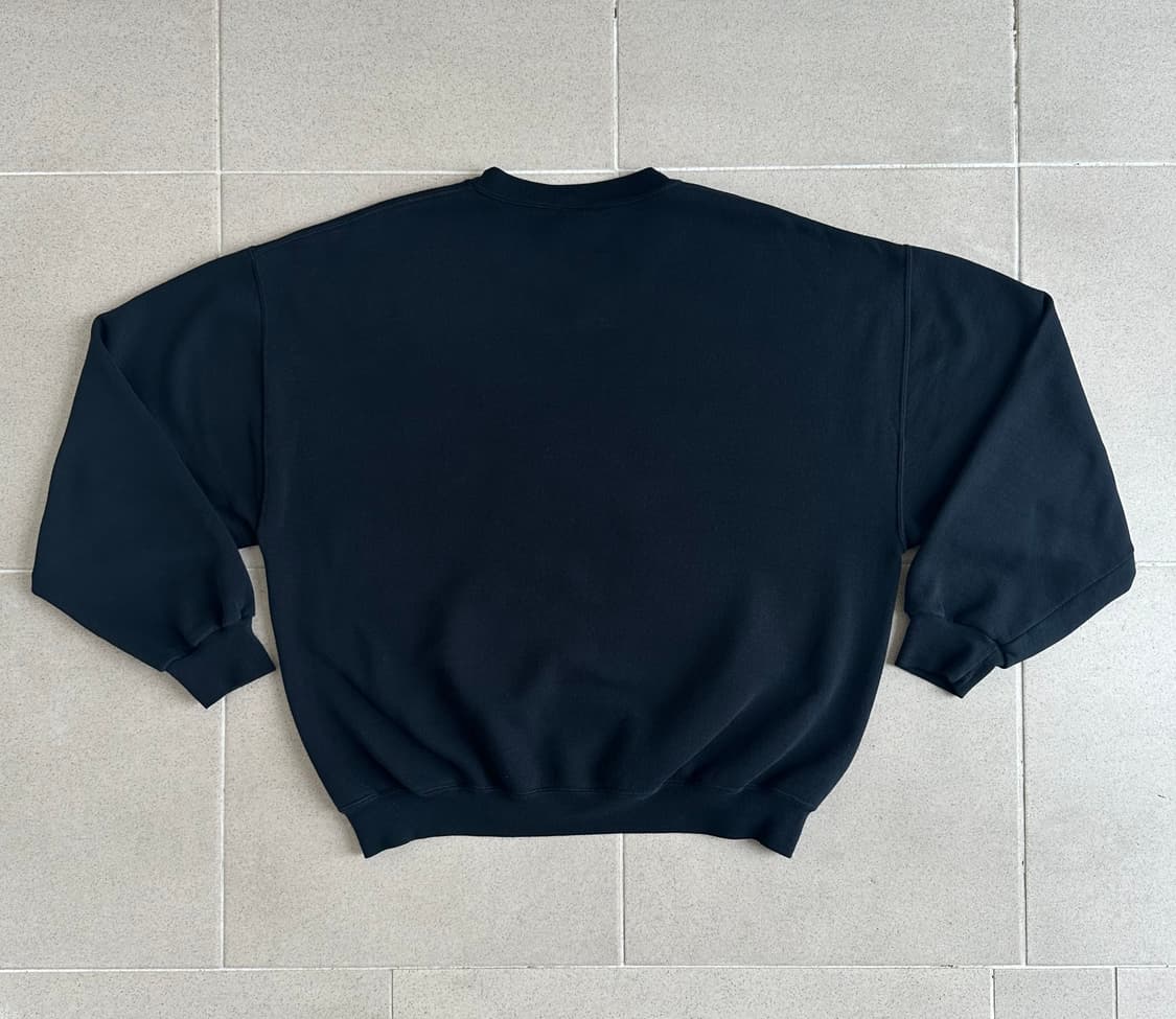 00s 빈티지 러셀 스웻셔츠 블랙 XL 상품이미지2