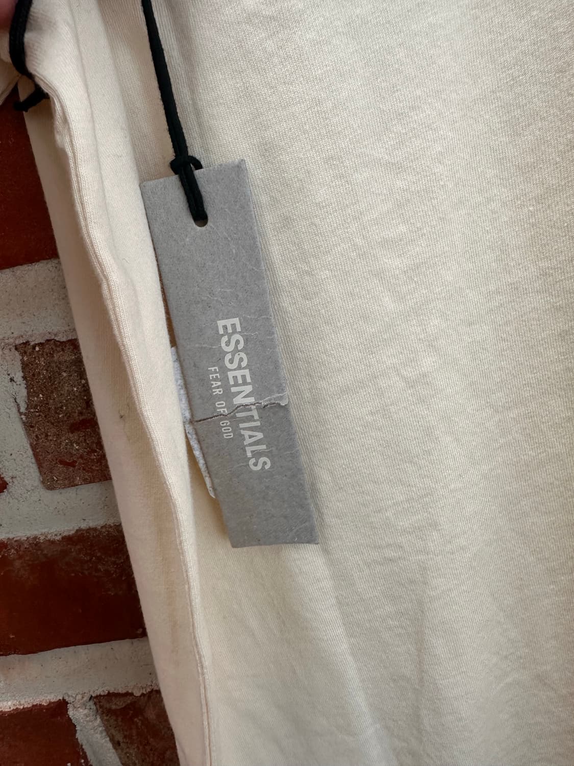 (S)피어오브갓 에센셜 21SS 숏슬리브 폴로 크림 새상품 상품이미지4