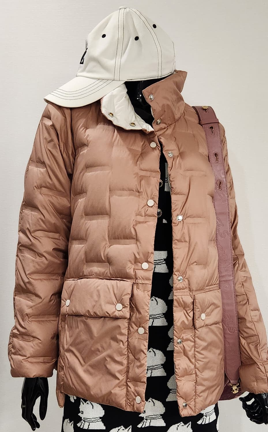 핑크 경량패딩  상품이미지1