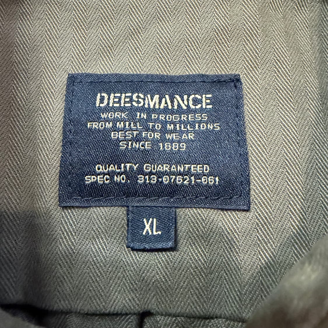 DEESMANCE 워크웨어 3포켓 헴프 셔츠  상품이미지4