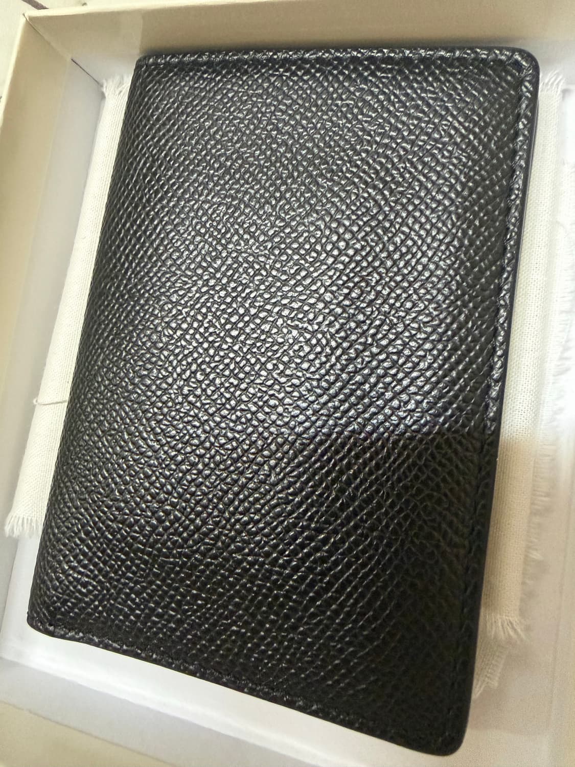 마르지엘라 레더 바이폴드 카드 홀더 블랙 카드지갑 상품이미지4