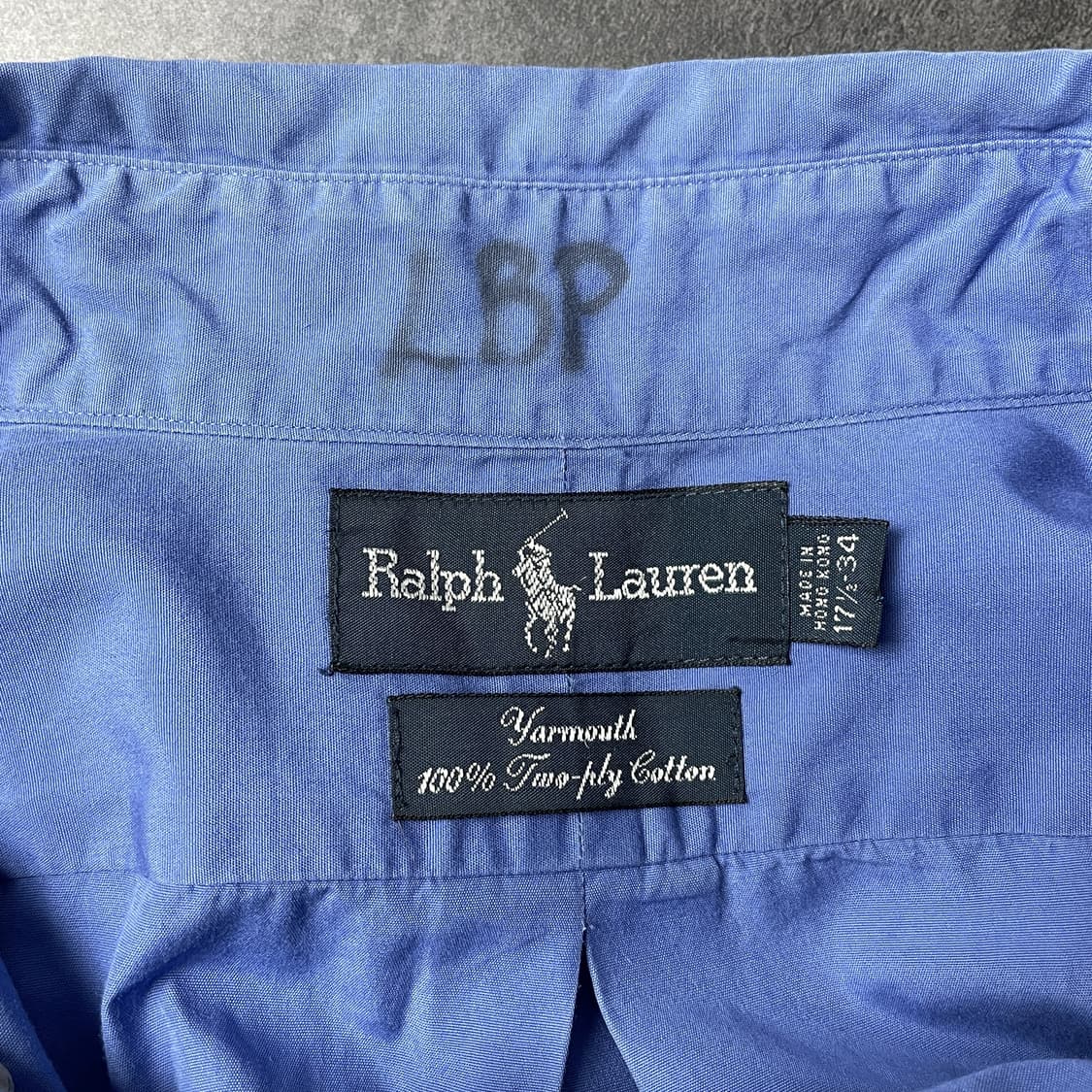 RALPH LAUREN 랄프로렌 빈티지 블루 코튼셔츠 상품이미지10