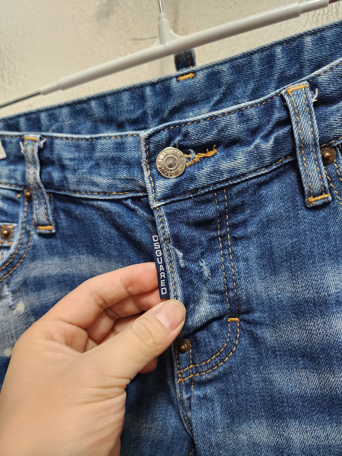 디스퀘어드2 레드패치 데님 청바지 상품이미지5