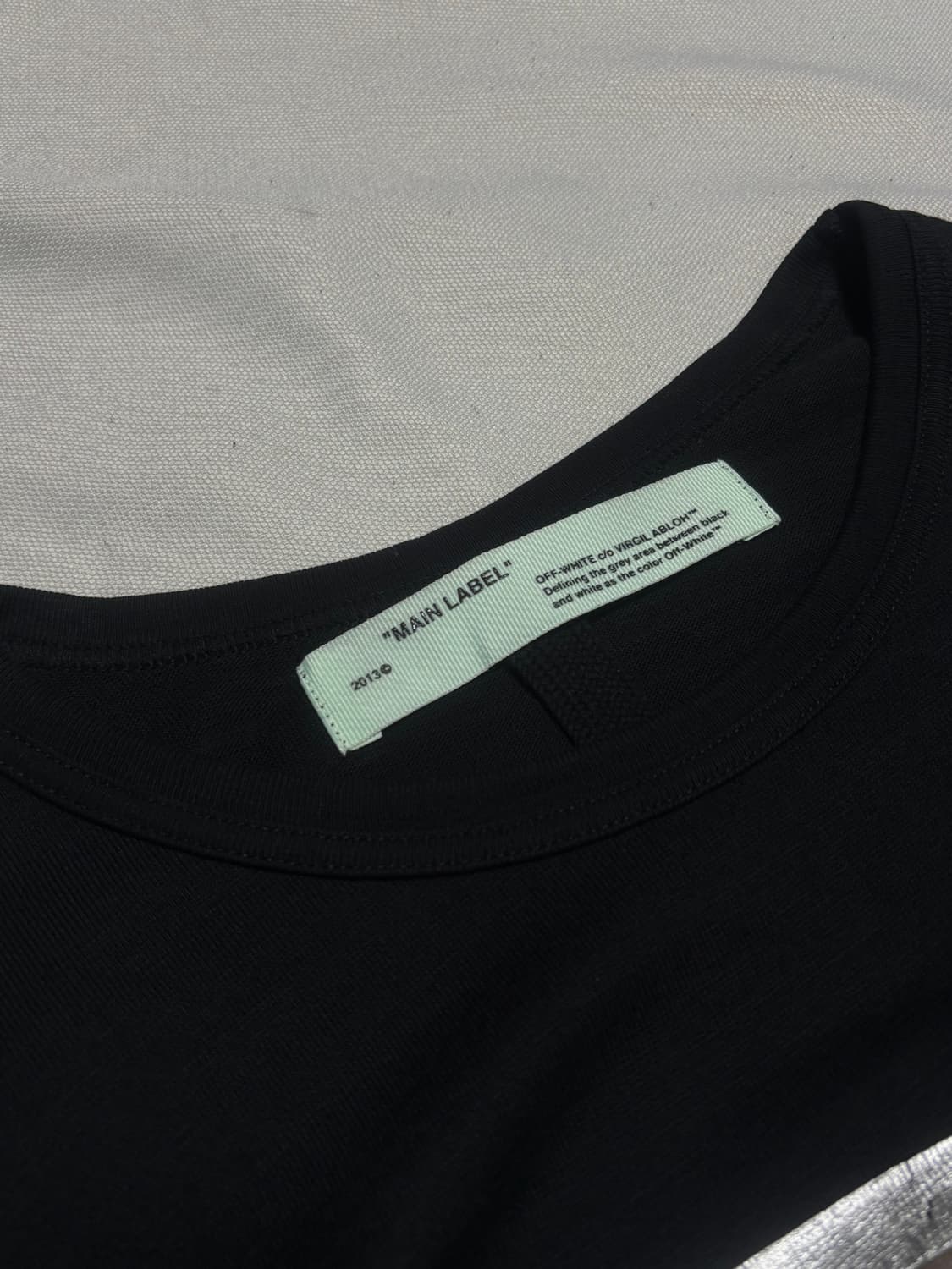 M 오프화이트 모나리자 프린팅 반팔티 상품이미지4