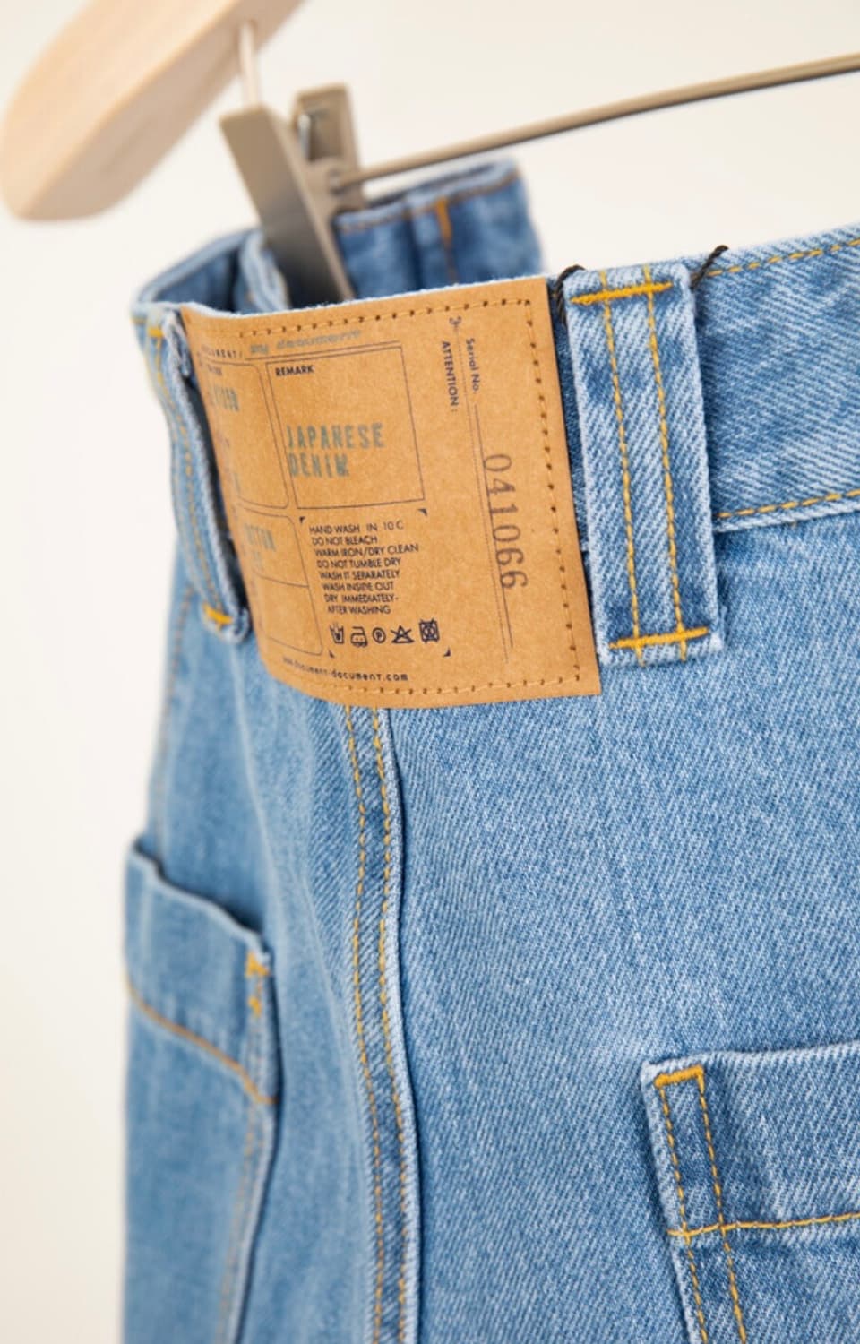 [도큐먼트]DENIM PAINTER PANTS(LIGHT INDIGO) 상품이미지7