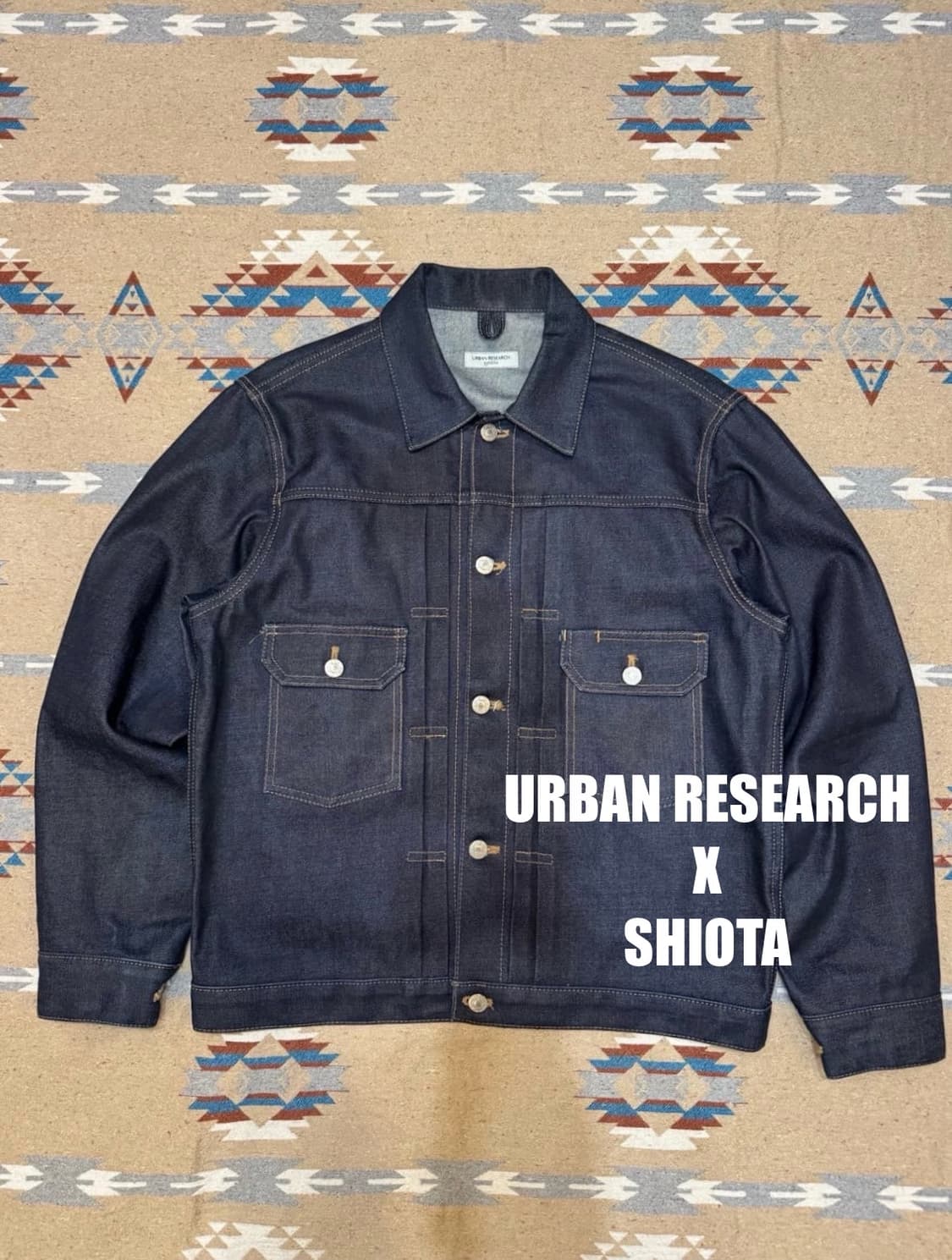 [M] 어반 리서치 x SHIOTA 셀비지 데님 자켓 상품이미지1