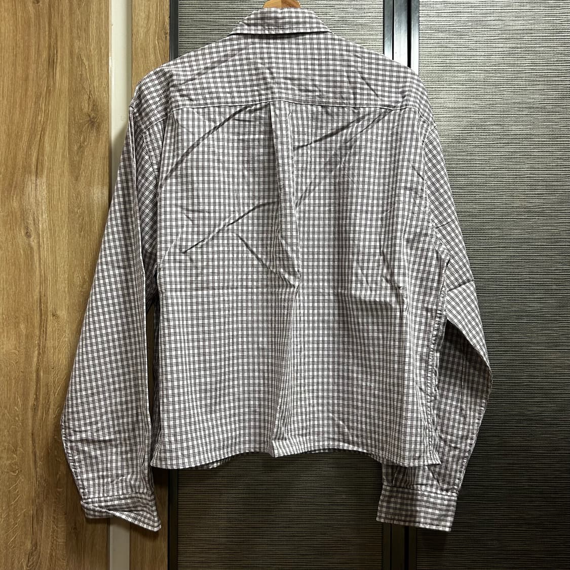 칼하트 매디슨 로고 크롭 체크셔츠 XL 상품이미지2