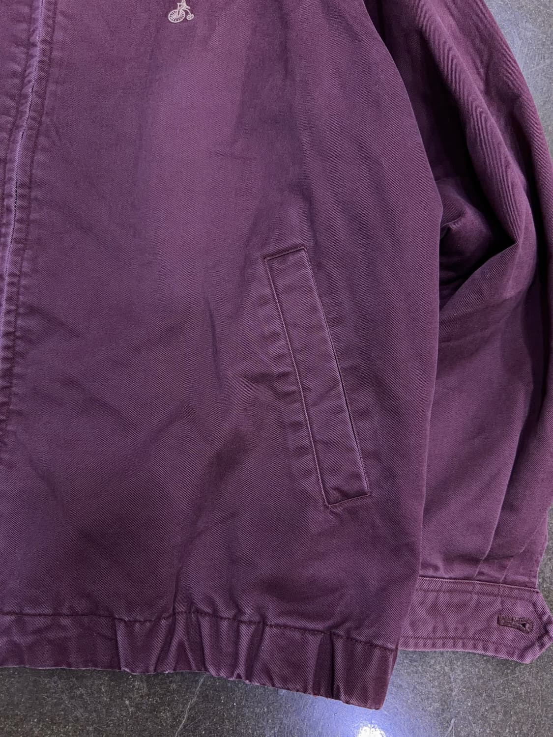 빈폴 클래식 헤링턴 자켓 버건디 스윙탑 90 상품이미지5