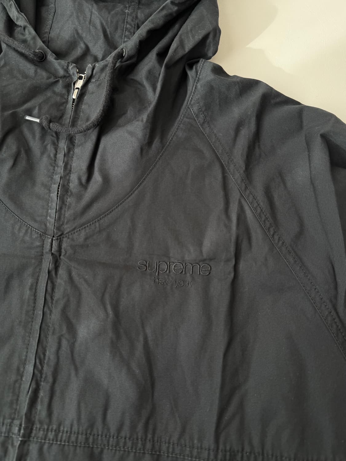 18ss 슈프림 코튼 후디드 라글란 자켓 상품이미지4