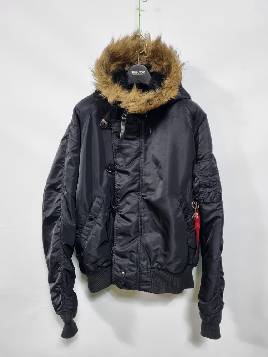 알파인더스트리 n-2B 후드 항공자켓 L 상품이미지1