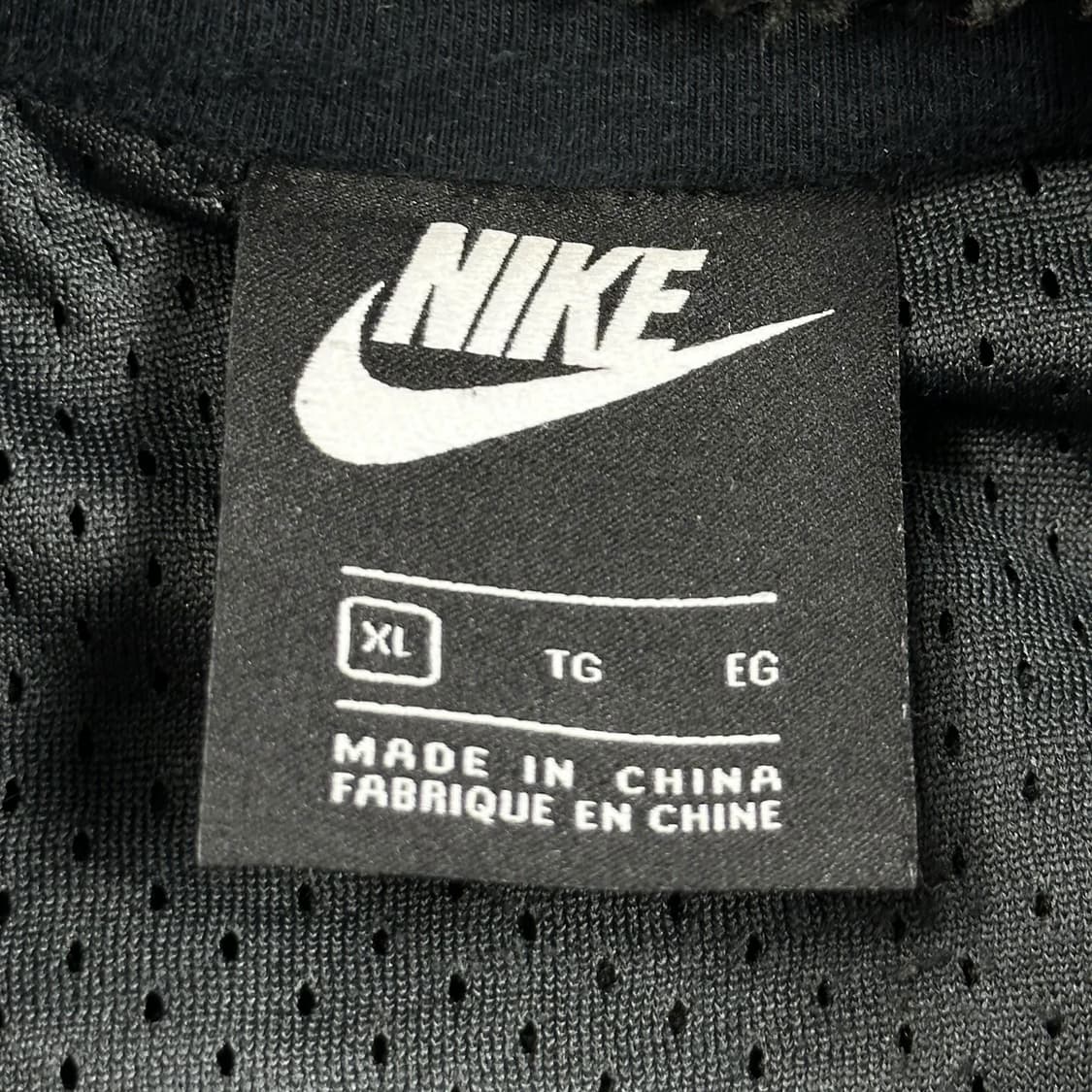 나이키 오버핏 빅스우시 플리스 후드티 블랙 그레이 XL 상품이미지6