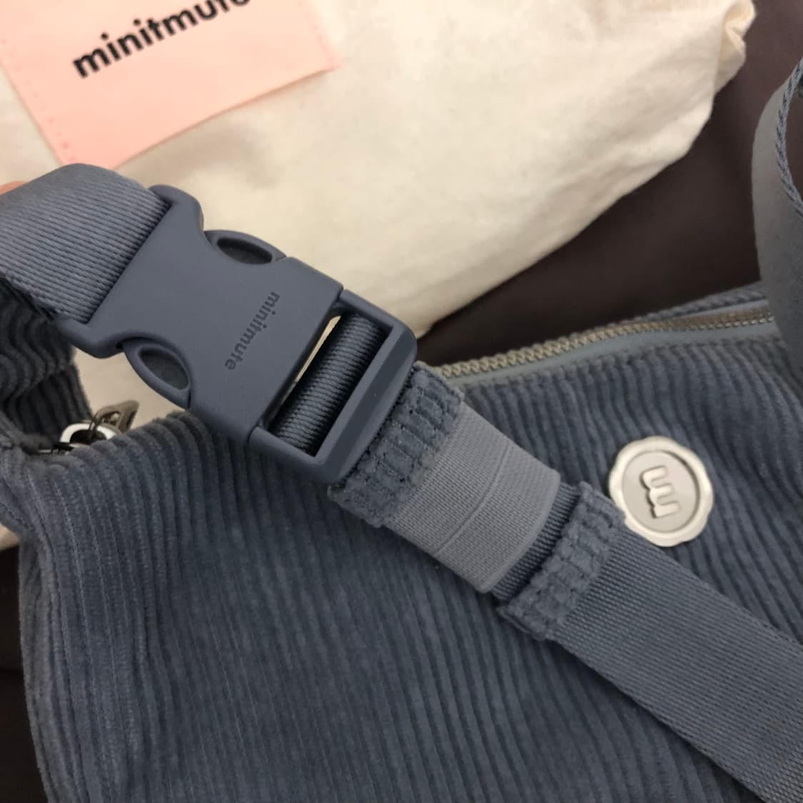 미닛뮤트 clo waist - corduroy blue 상품이미지3