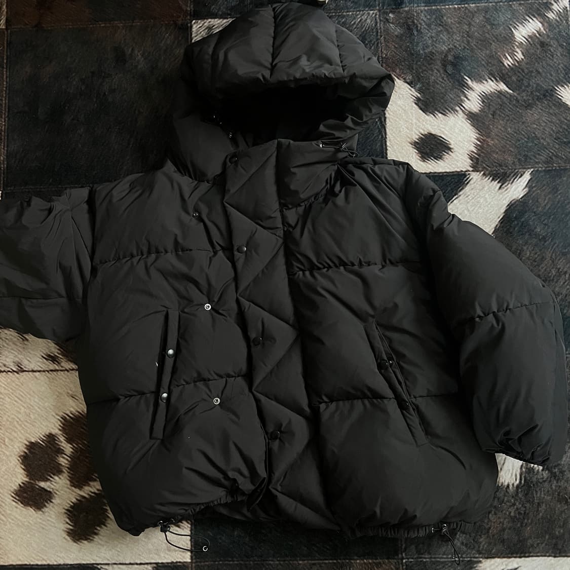 Black padded jacket 상품이미지2