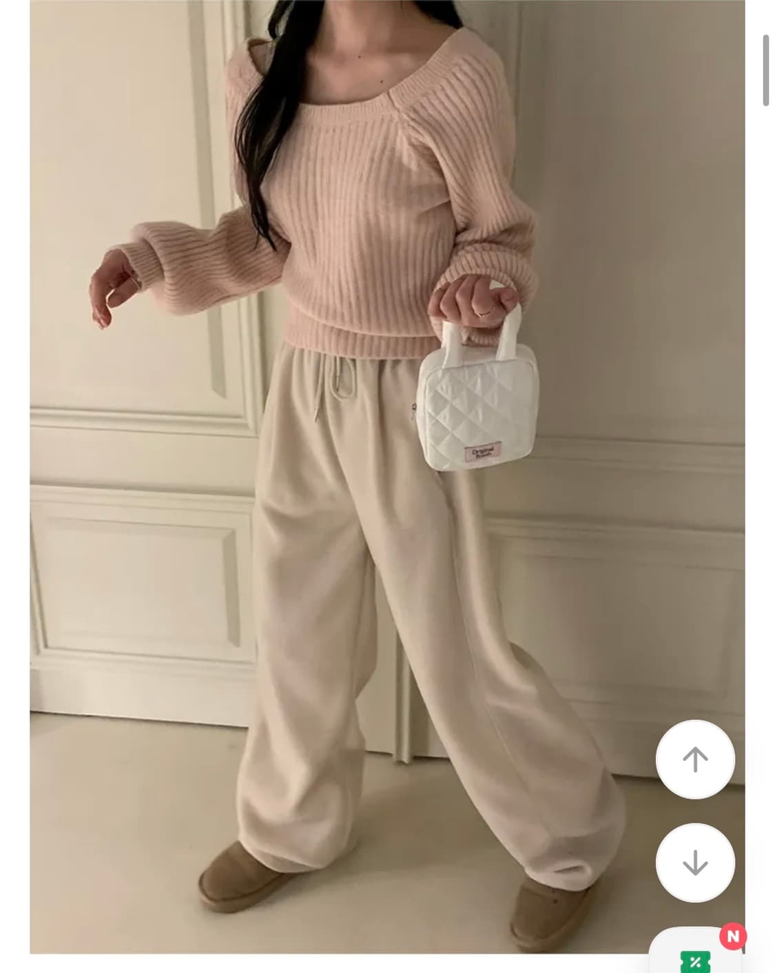 미니포에 후리스 트레이닝 팬츠 상품이미지2