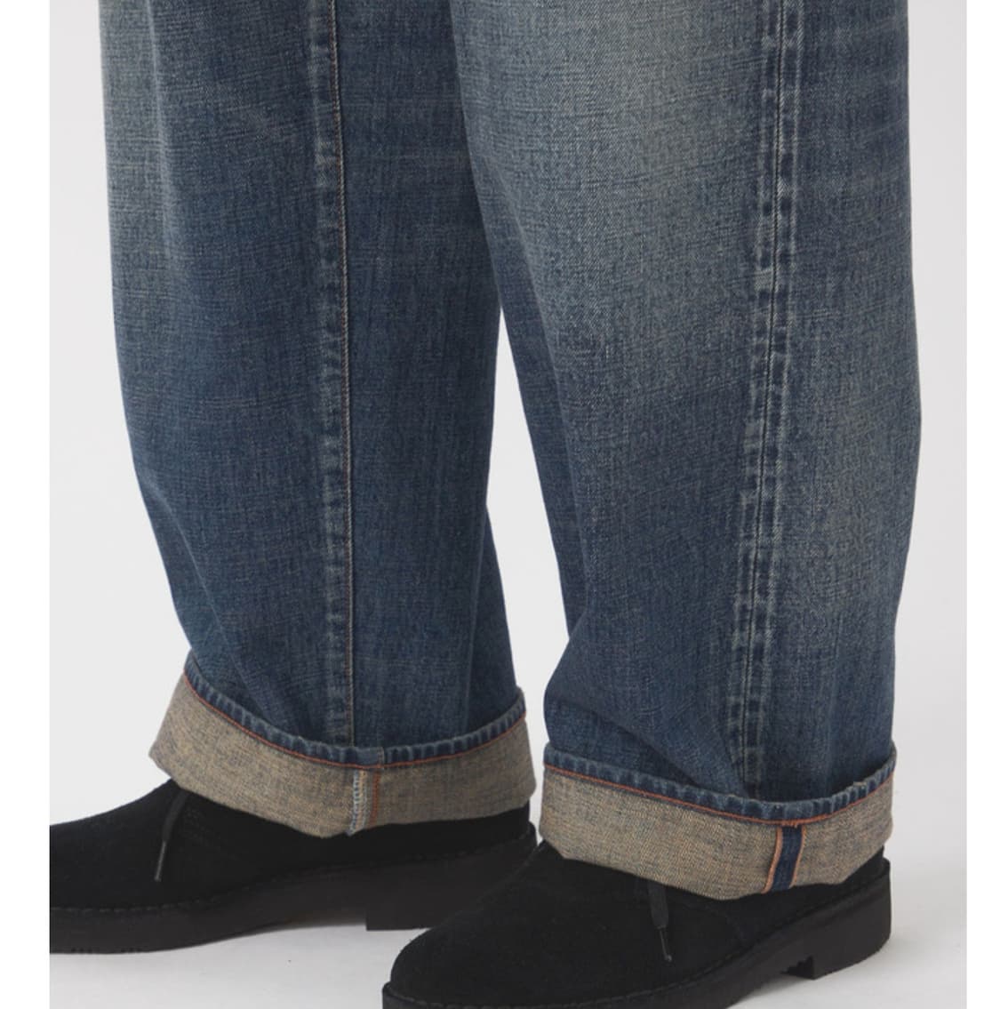 나나미카 셀비지 데님 팬츠 빈티지 인디고 34 상품이미지1