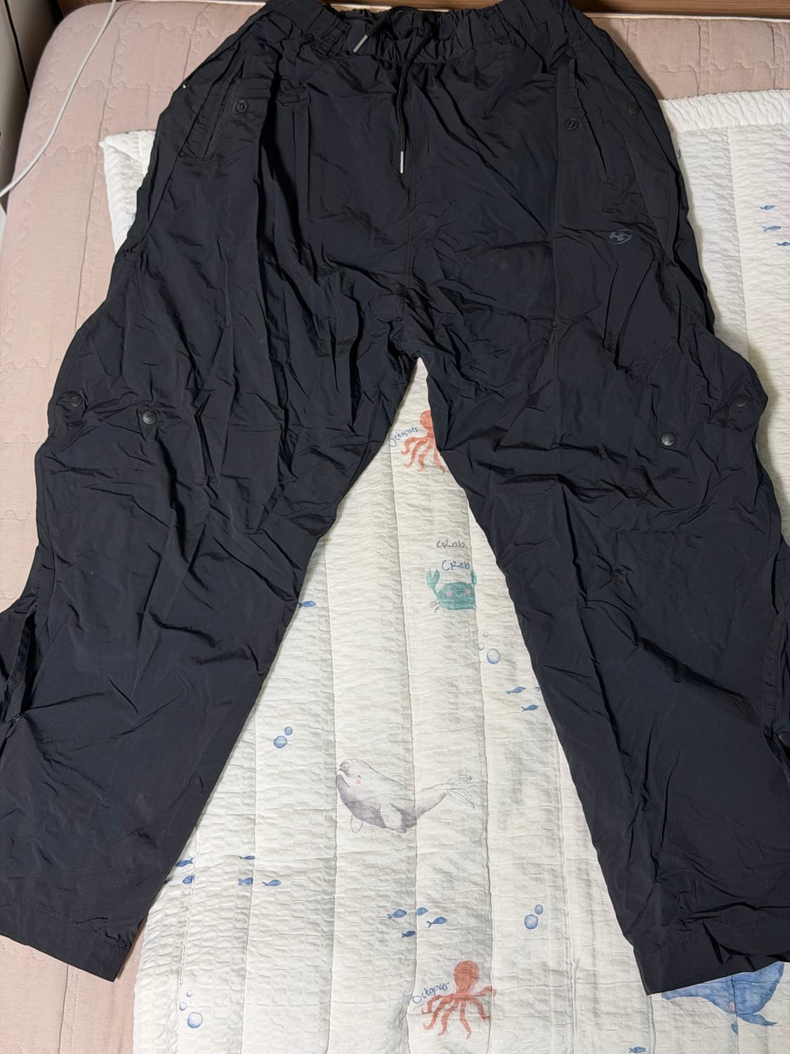 산산기어 웨이브 팬츠 블랙 상품이미지3