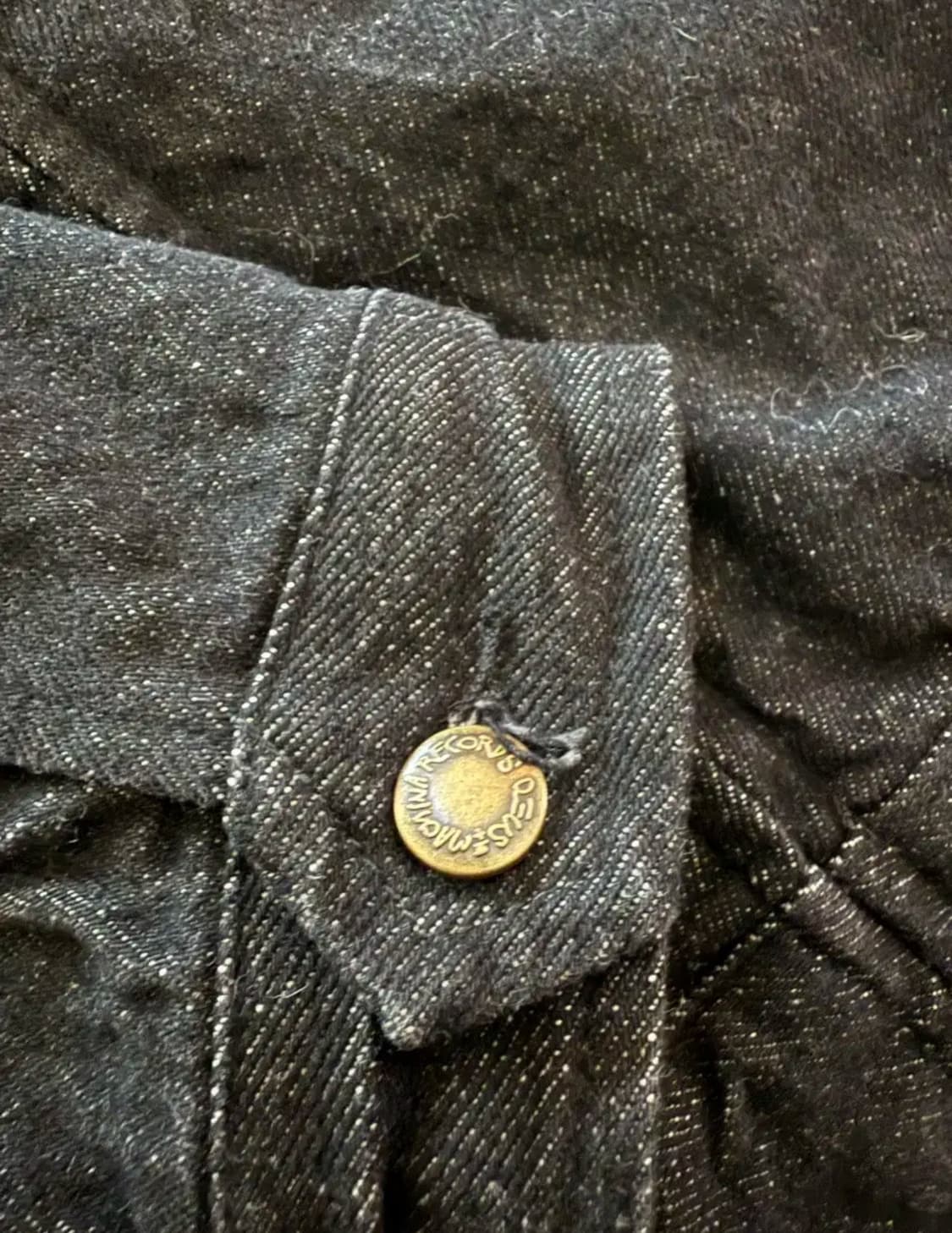 데우스 엑스 마키나 레코즈 블랙 데님자켓(M,새상품) 상품이미지3