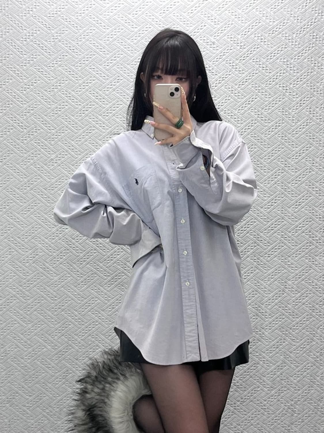 폴로 랄프로렌 빅셔츠 빈티지 오버핏 셔츠 M C10063 상품이미지2