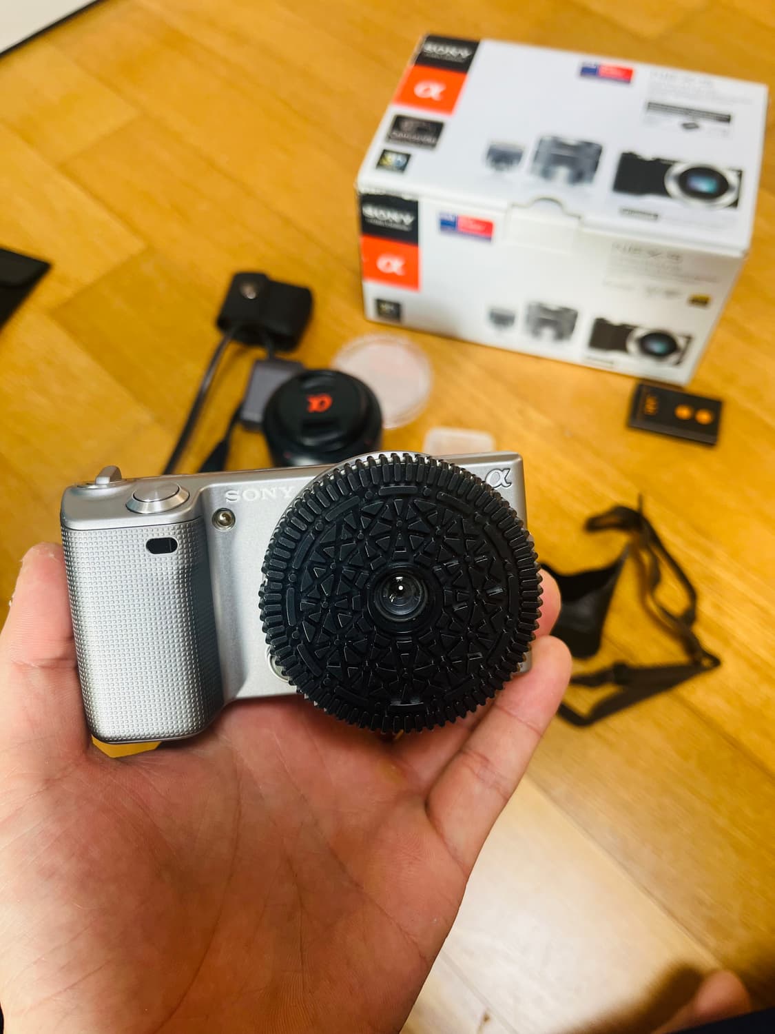 [A급]소니nex-5 박스세트 오레오렌즈 포함 상품이미지1