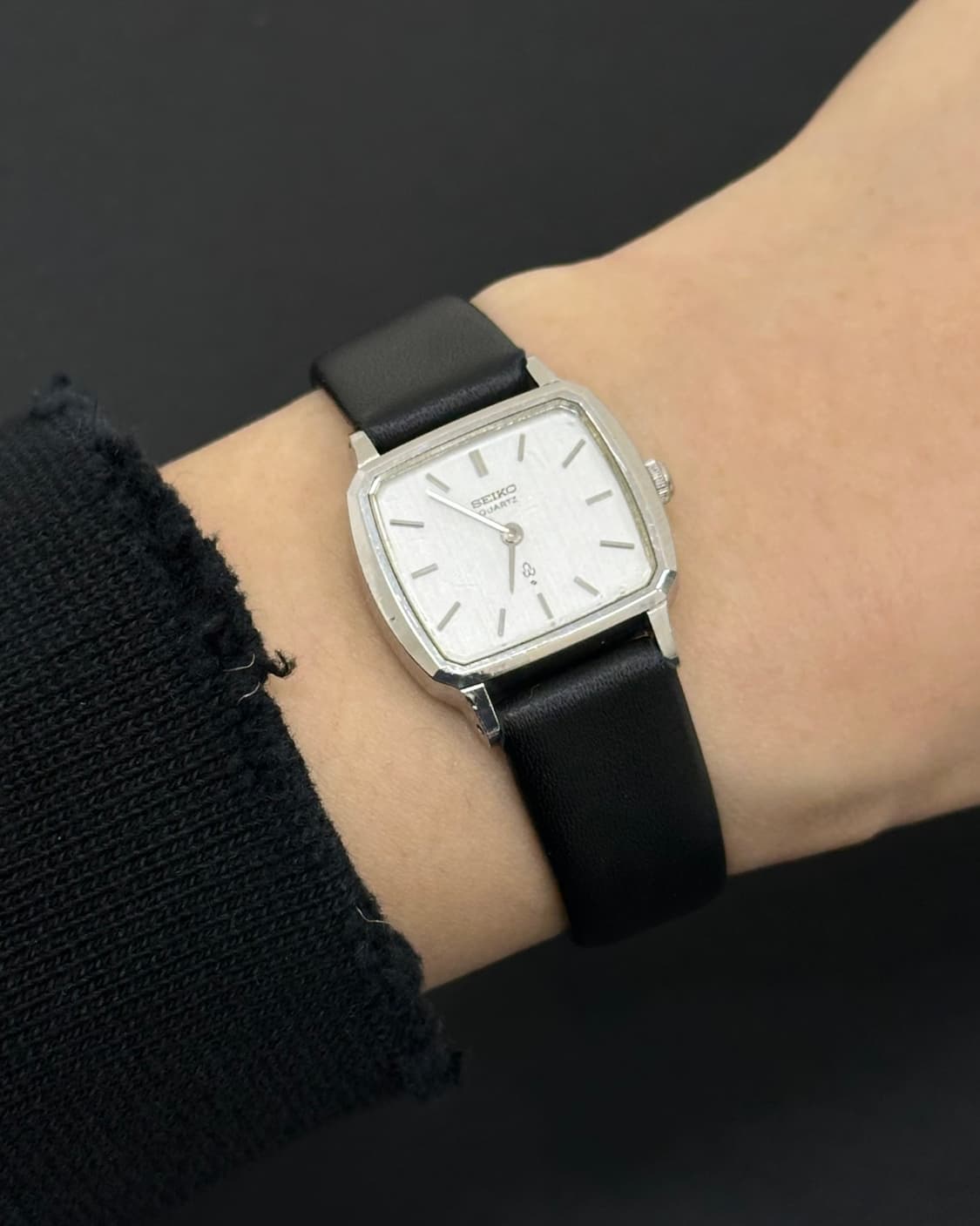 세이코 실버 케이스 쿼츠 시계 상품이미지10