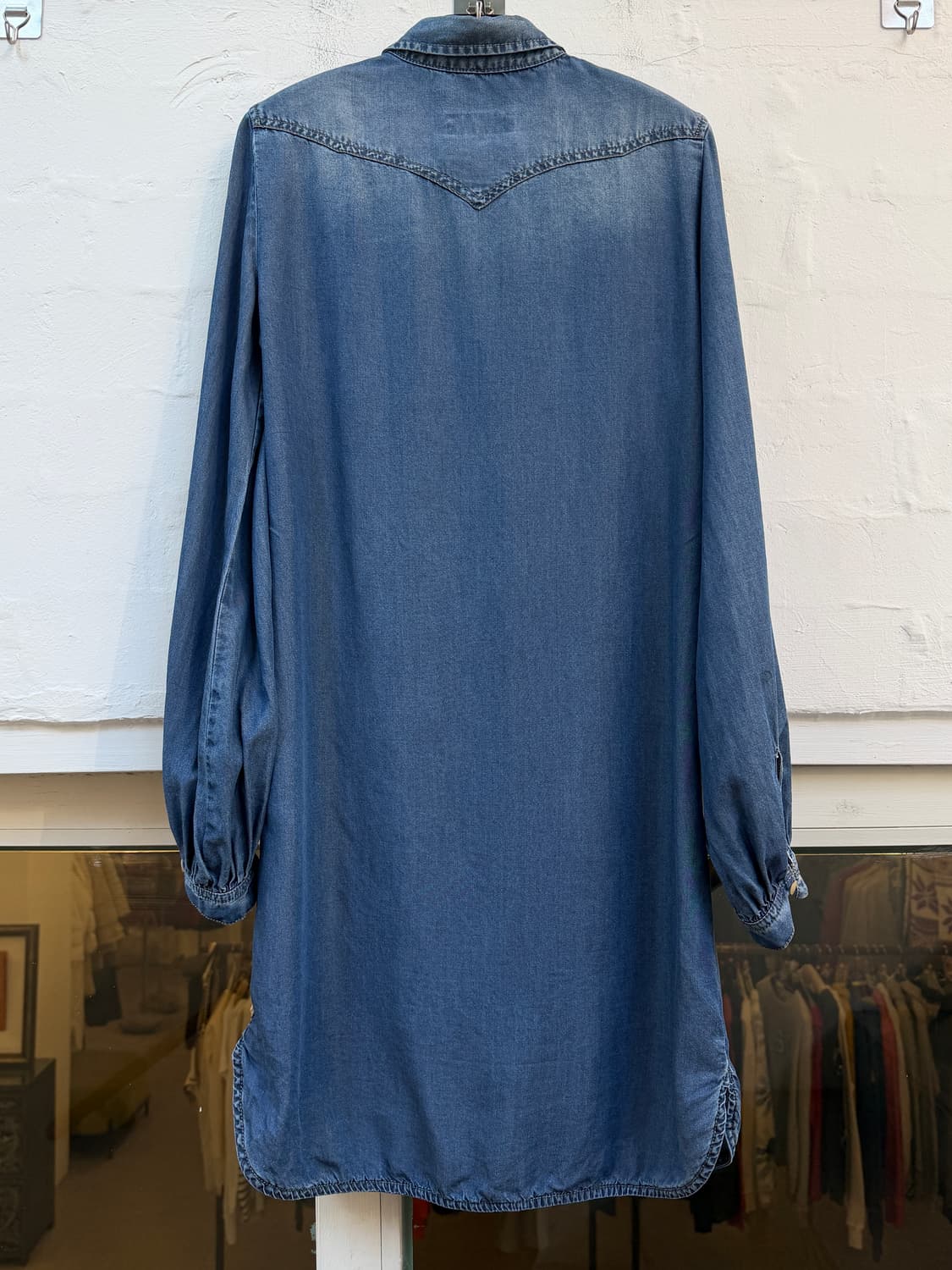 Diesel 디젤 데님 셔츠 드레스 XS 상품이미지9