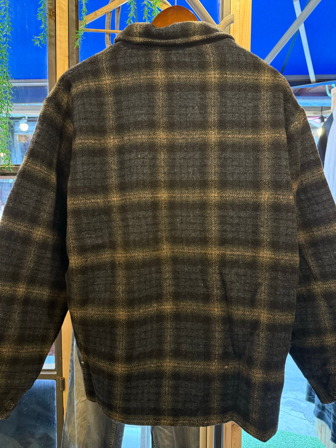 울리치 빈티지 체크 울 자켓 상품이미지4