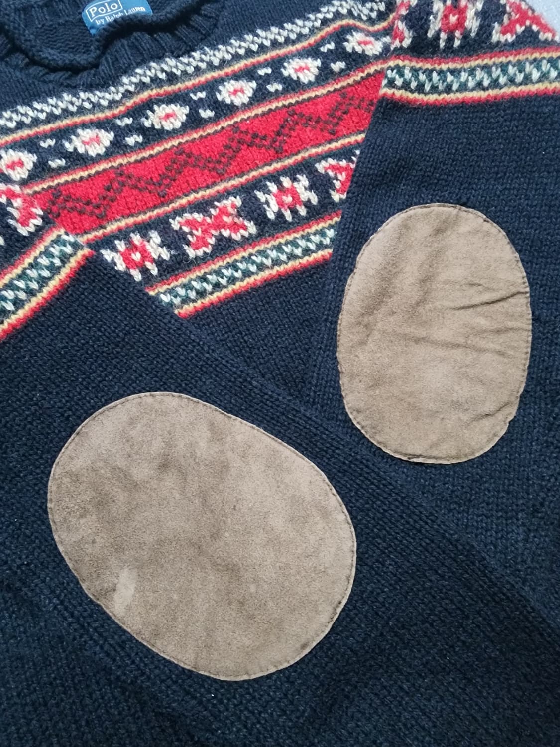 폴로 랄프로렌 노르딕 엘보 패치 니트 상품이미지6