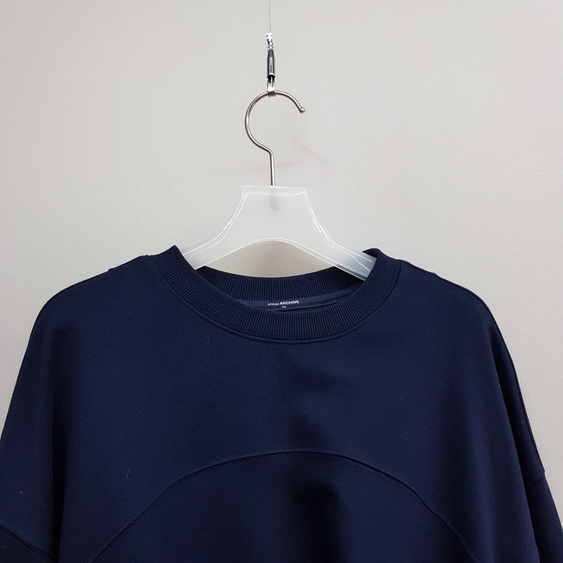 한섬 시스템 2021 버튼 디테일 오버핏 맨투맨 F사이즈 상품이미지2