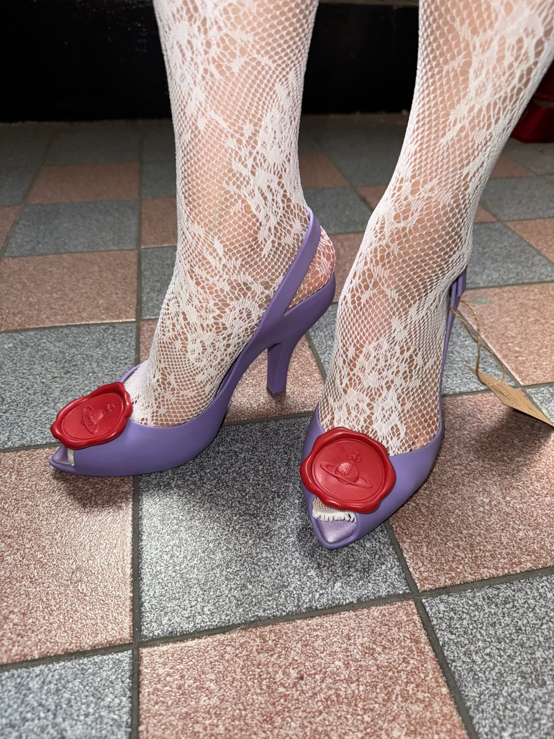 vivienne westwood X melissa purple heel 상품이미지1