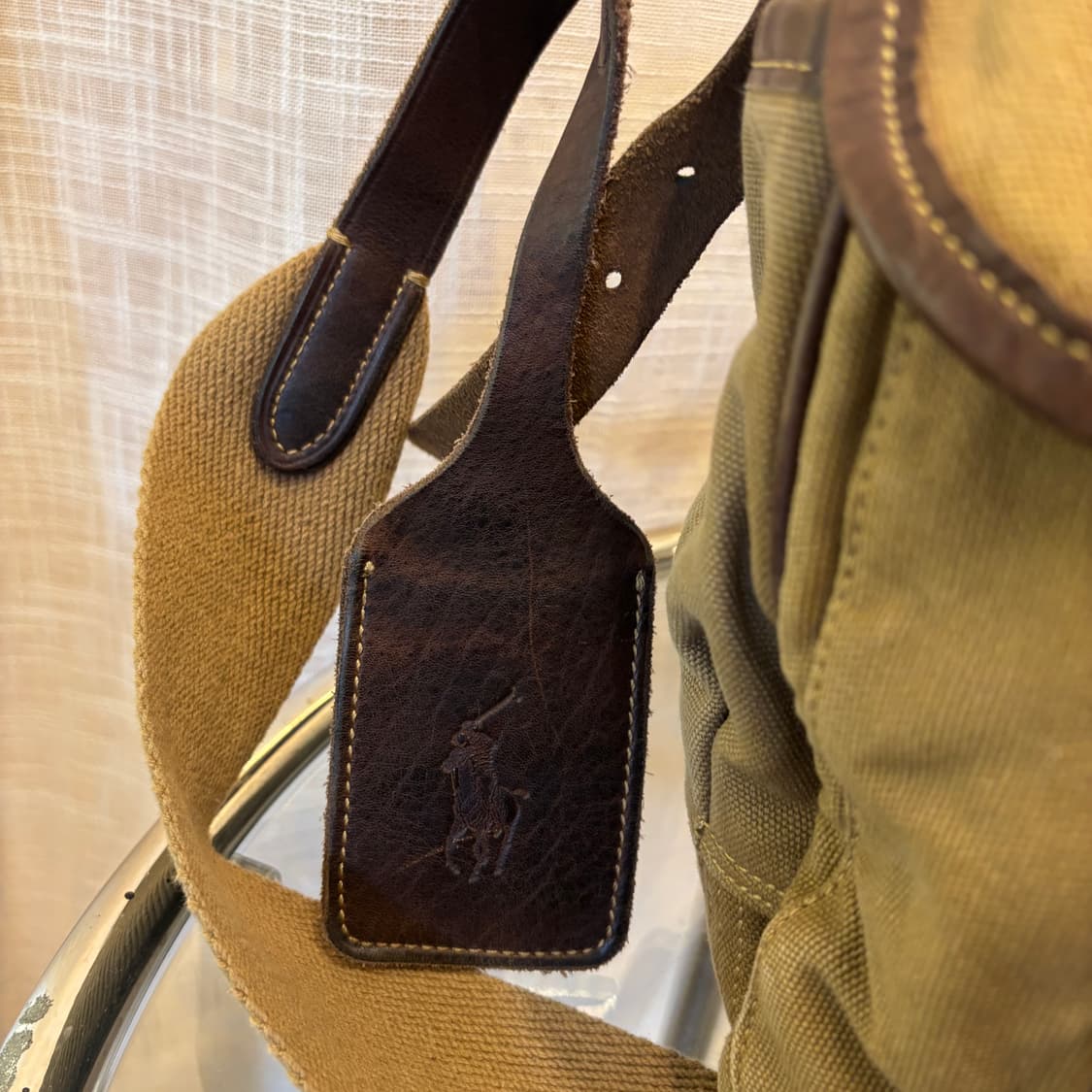 정품 폴로 랄프로렌 캔버스 토트백     상품이미지4