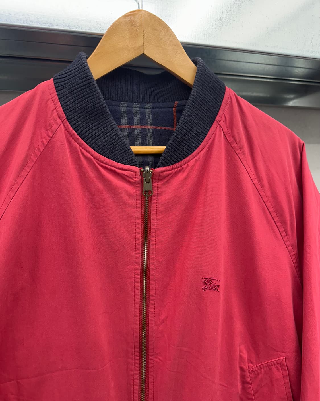 (48)90'S 버버리 양면 블루종-M1781 상품이미지3