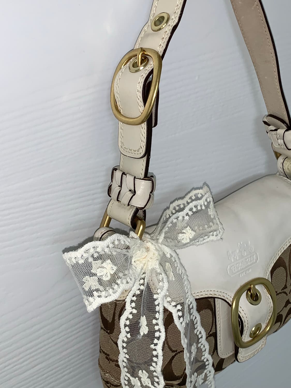 Coach y2k withe mini shoulder bag 상품이미지4