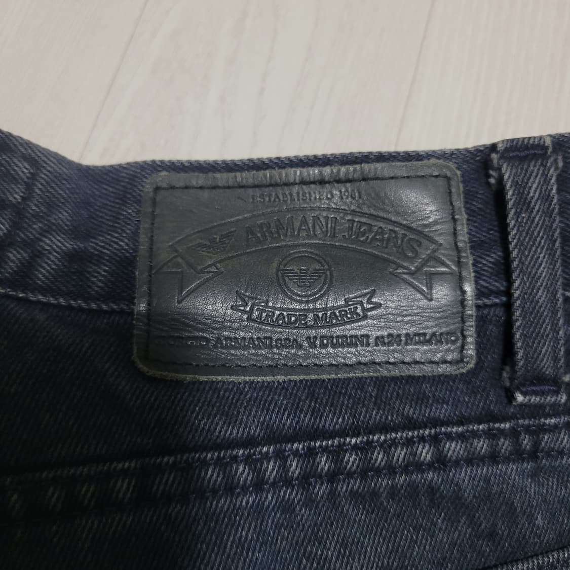 ARMANI JEANS 아르마니진 빈티지 데님 숏팬츠 반바지  상품이미지5