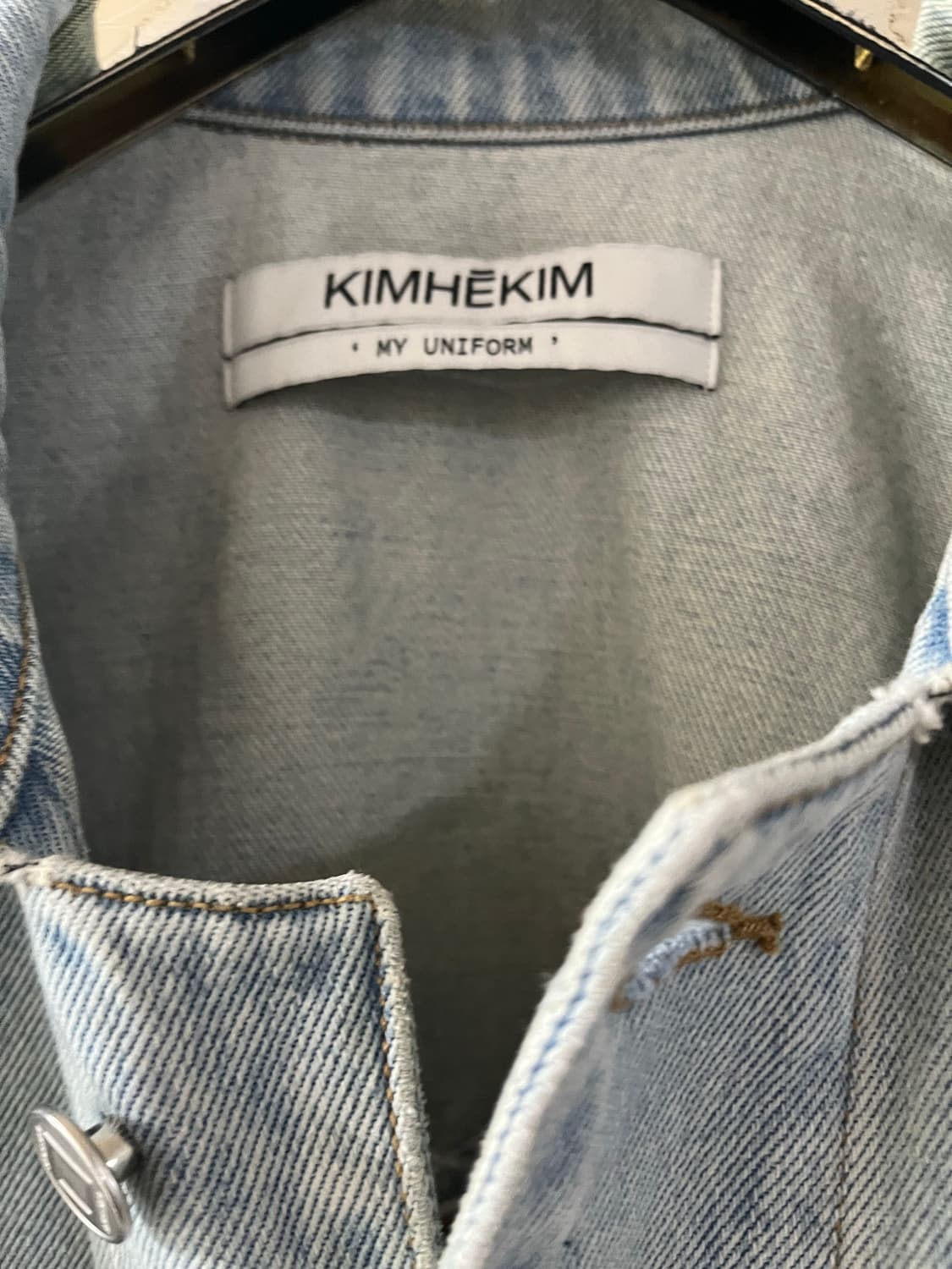 KIMHEKIM 김해김 데미지연청자켓 상품이미지2