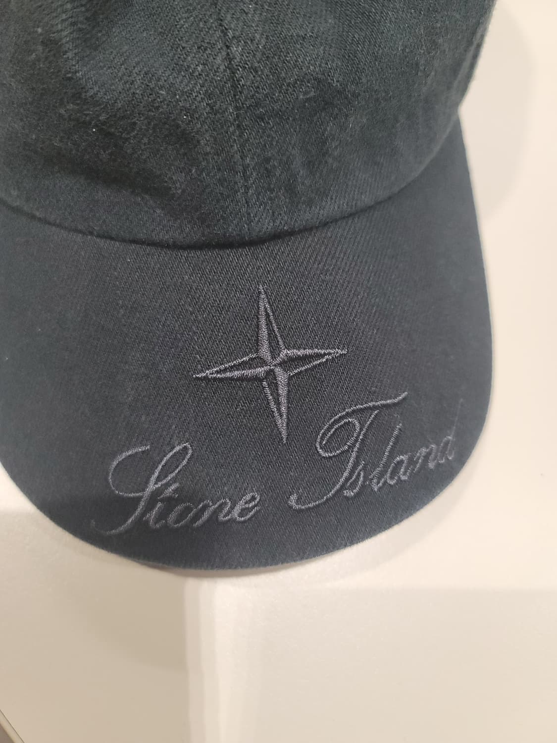 슈프림 x 스톤 아일랜드 데님 6-패널 캡 블랙 - 23FW 상품이미지5