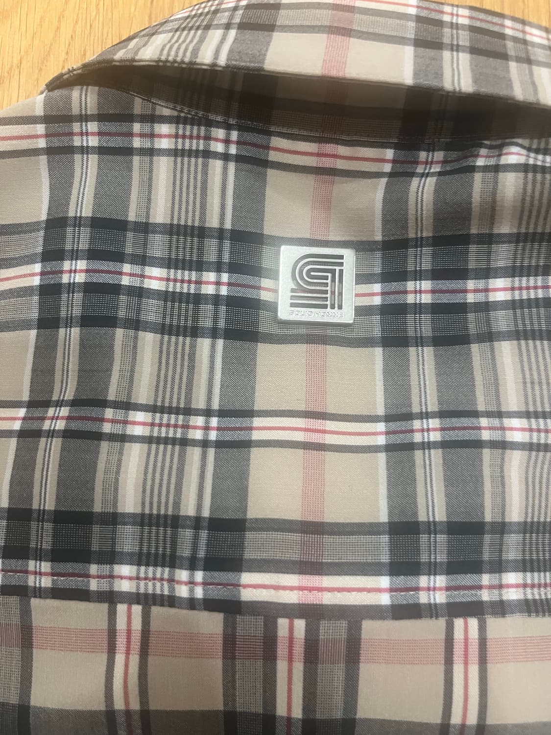 솔리드 옴므 체크 셔츠 48 상품이미지4