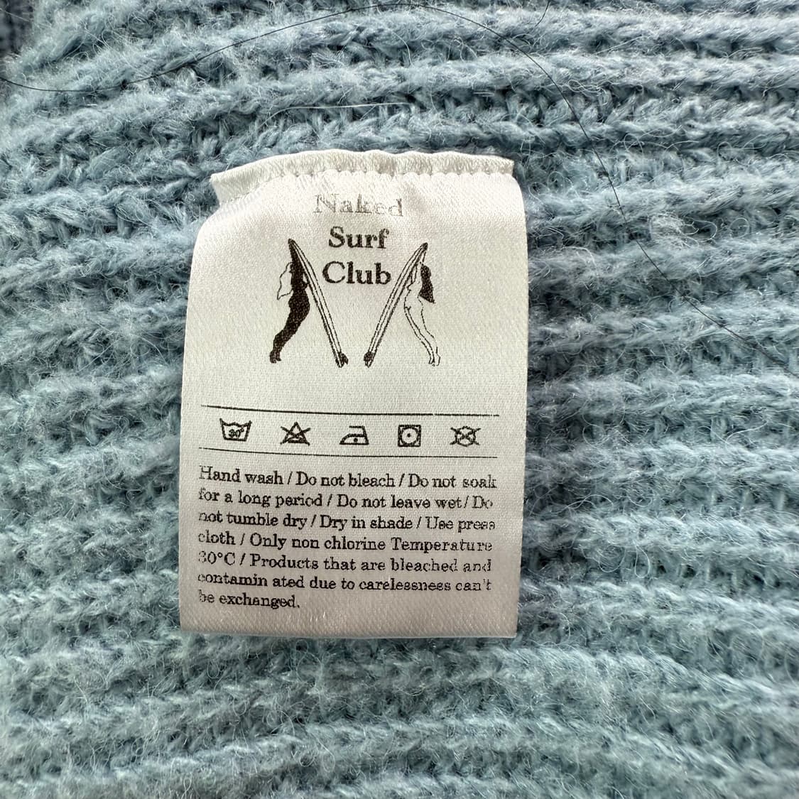 네이키드서프클럽 니트 후디 상품이미지6