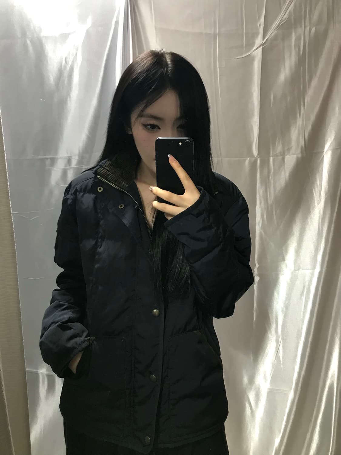 폴로 레더 라벨 패딩 상품이미지1