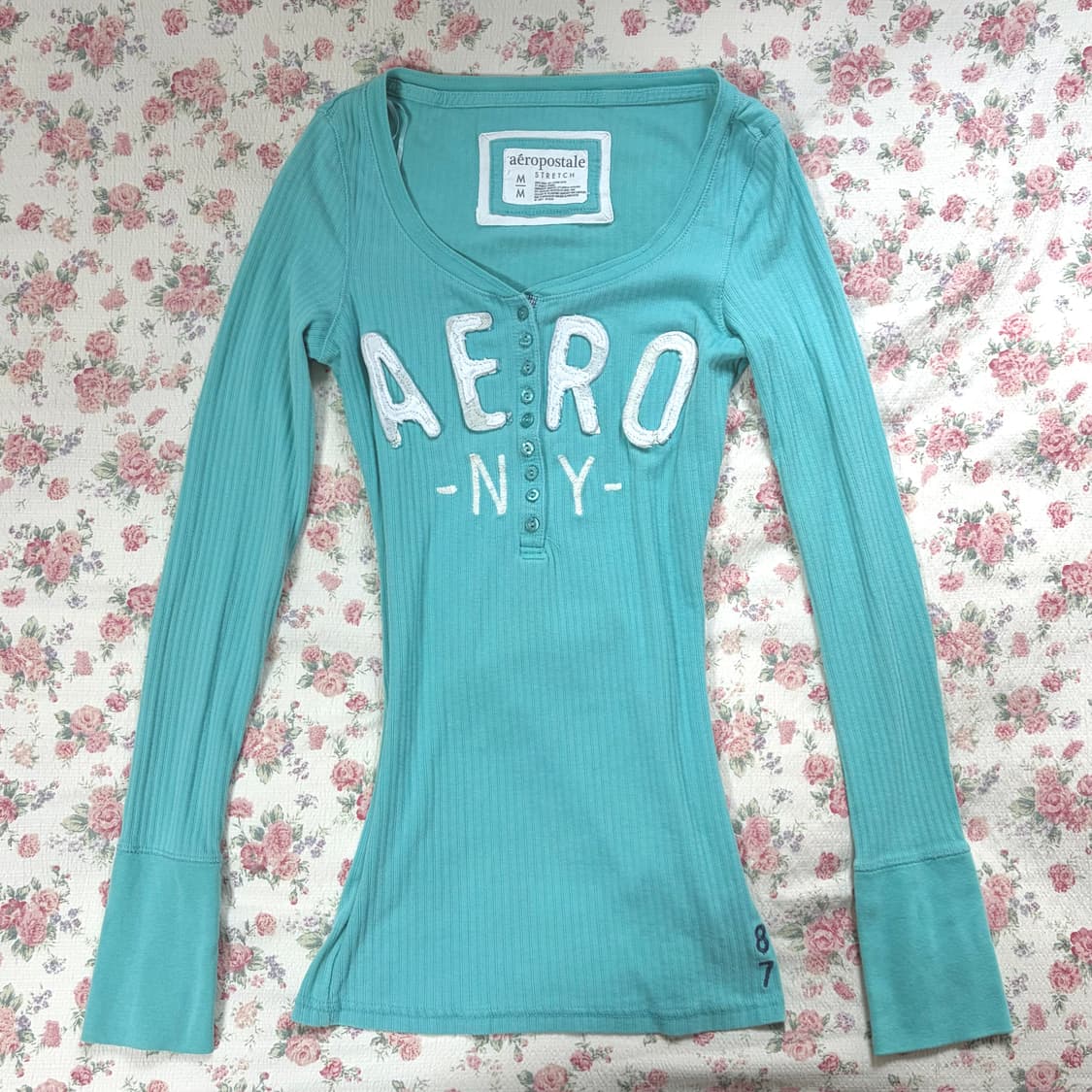 Aeropostale henley 에어로포스테일 롱슬리브 딱붙 긴팔티 상품이미지1