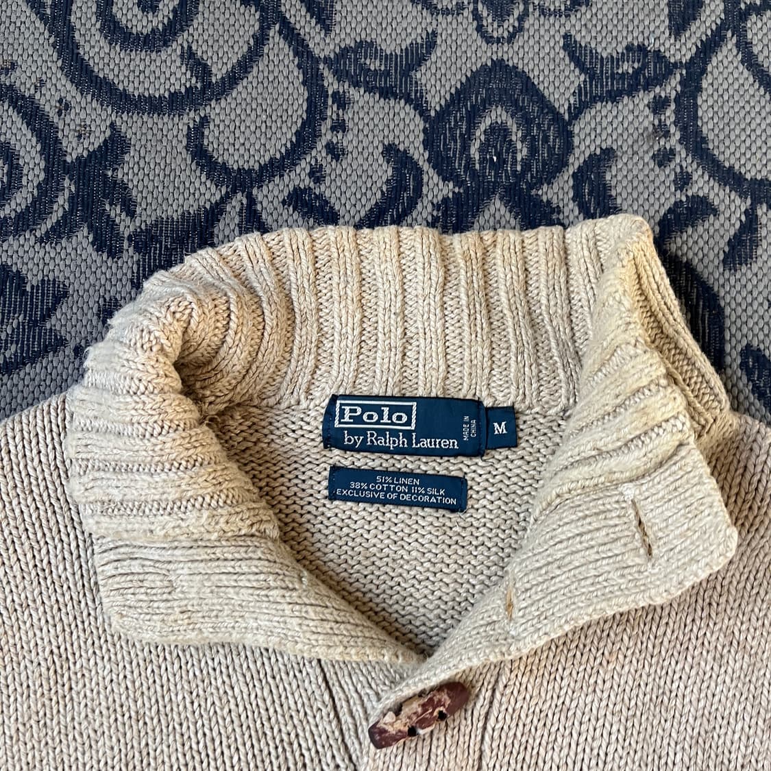 M 폴로 성조기 반버튼 니트/W2640 상품이미지4