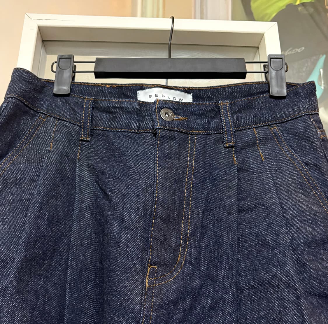 비슬로우 샐비지 와이드핏 투턱 28 상품이미지3