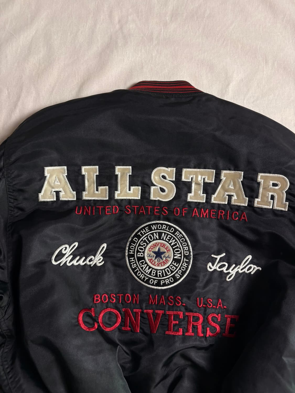 90s Converse All star 컨버스 올스타 바시티 자켓 M 상품이미지3