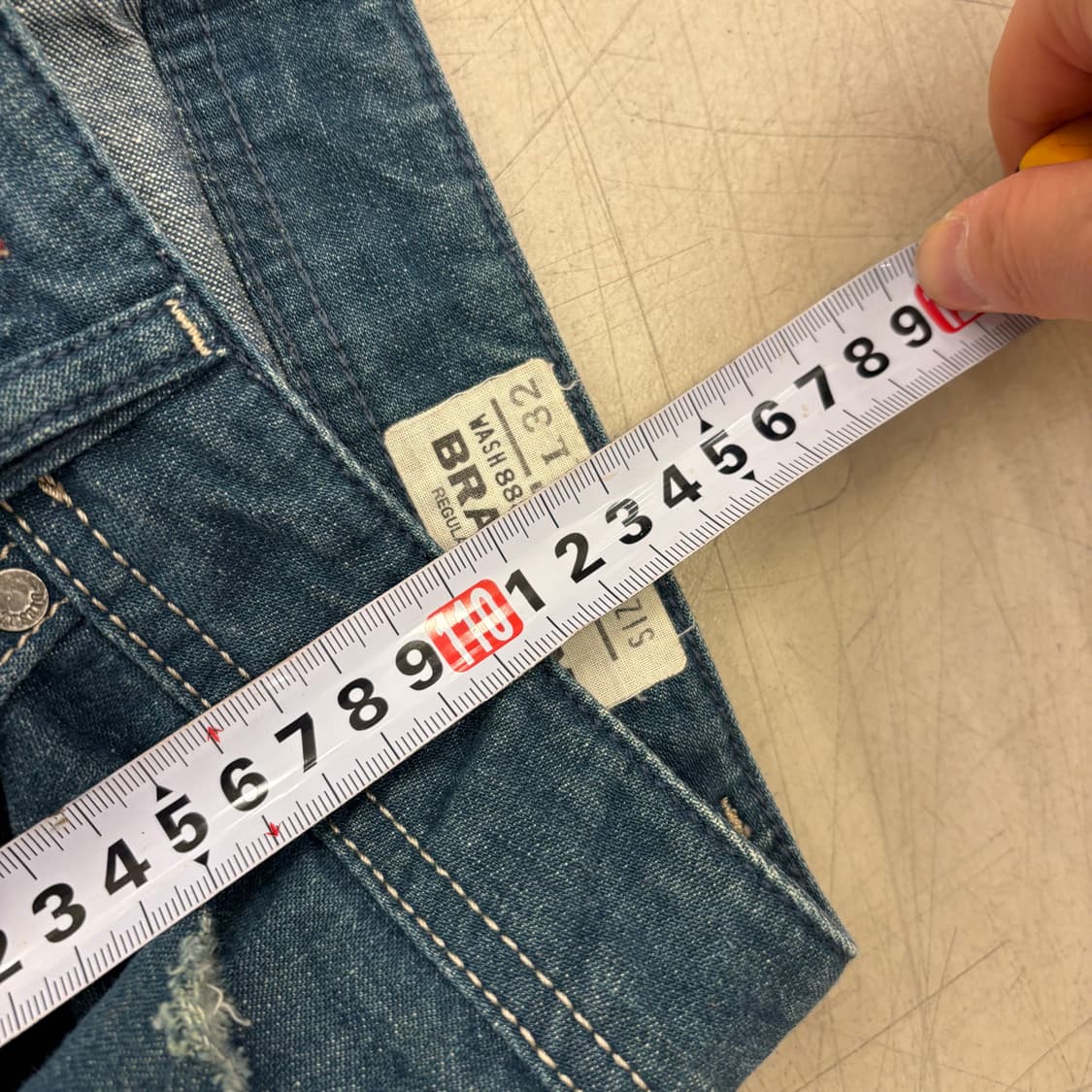 디젤 워싱 데미지 데님 팬츠 상품이미지5