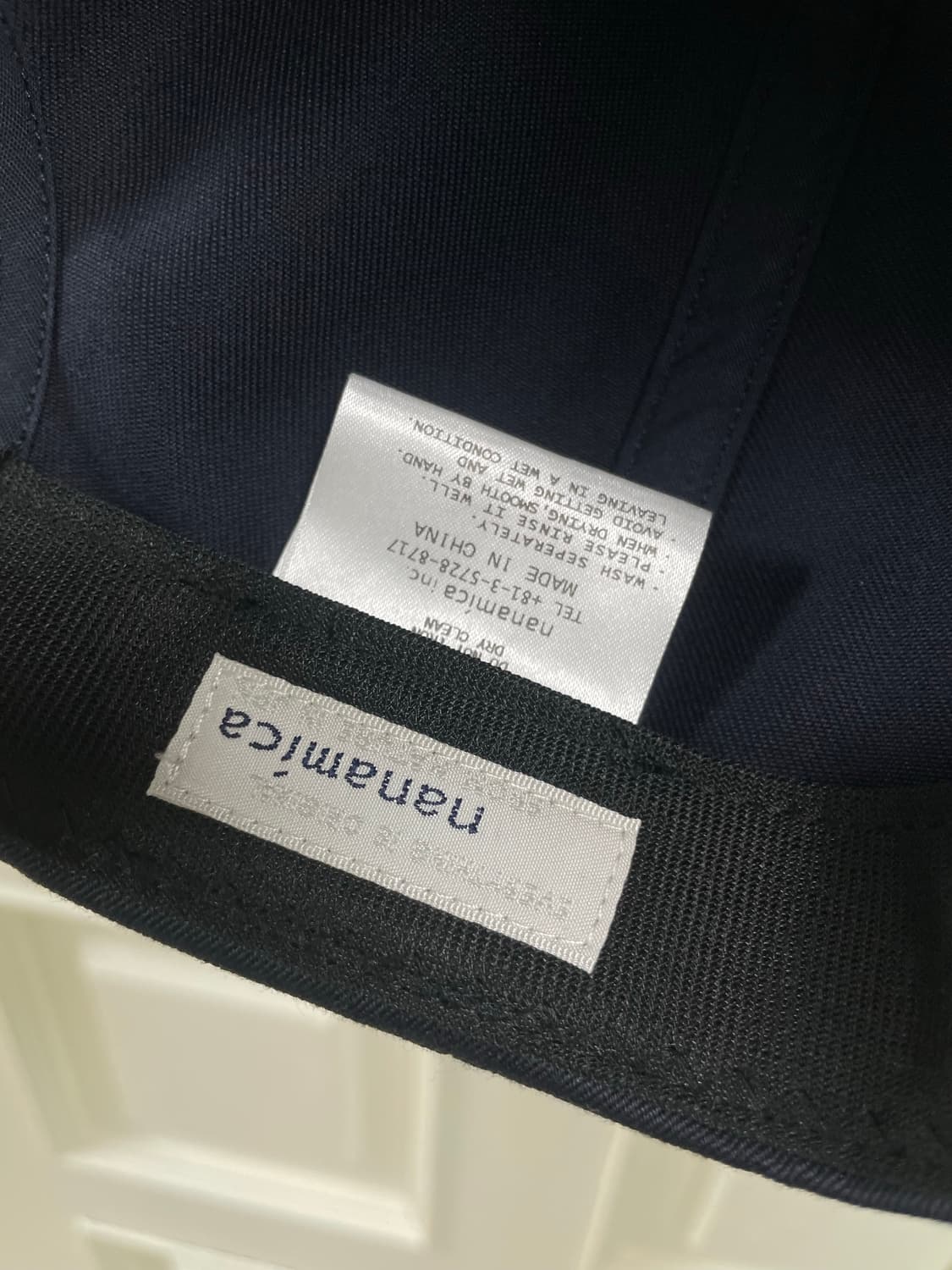 나나미카 로고캡 네이비 상품이미지5