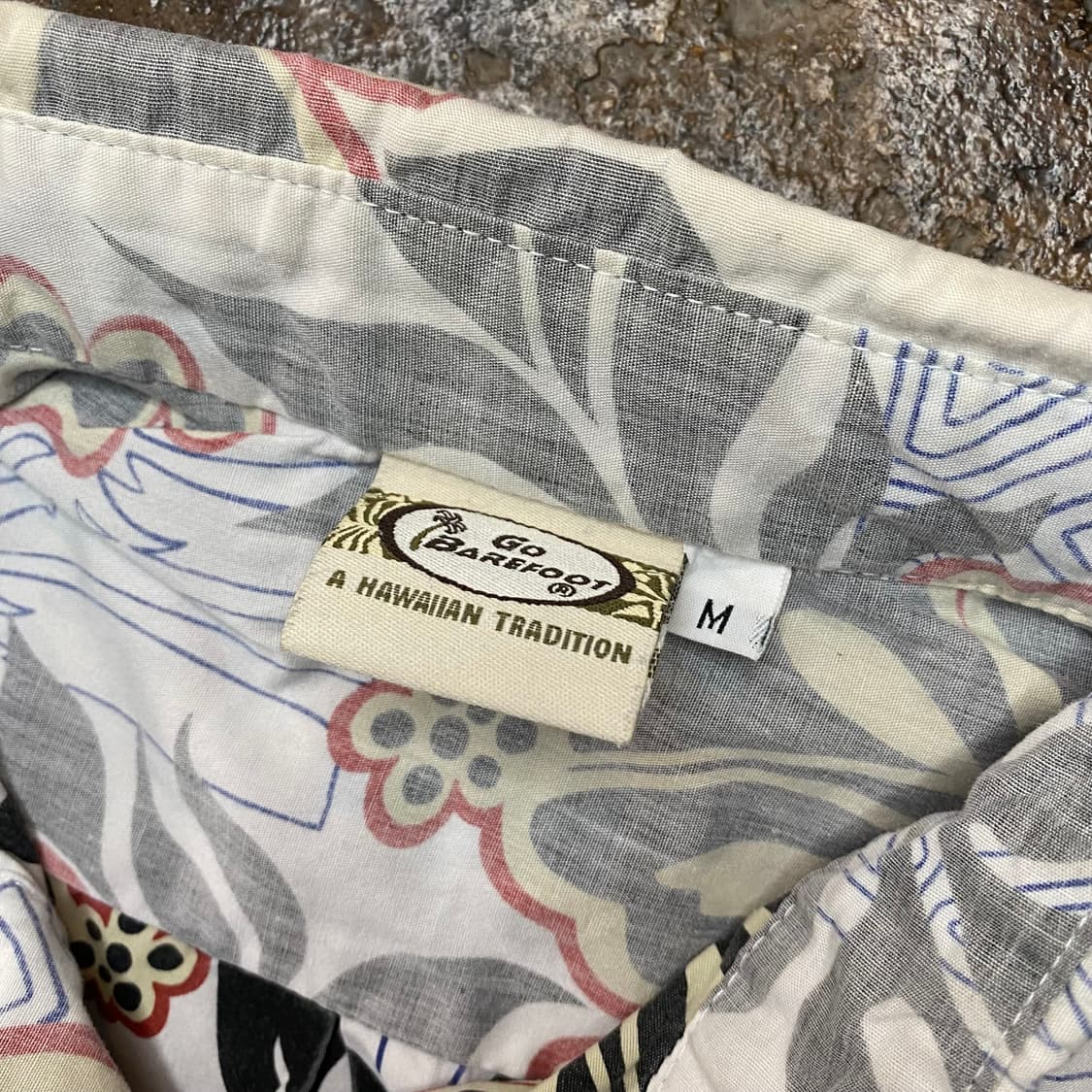 빈티지 플라워 반팔 풀오버 셔츠 상품이미지3