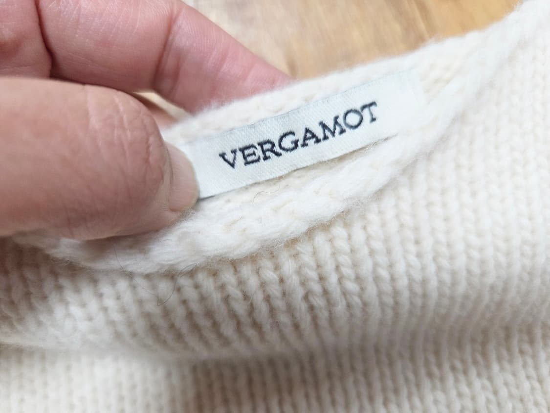베르가못(VERGAMOT) 캐시울 보우트넥 니트 프리사이즈 상품이미지8