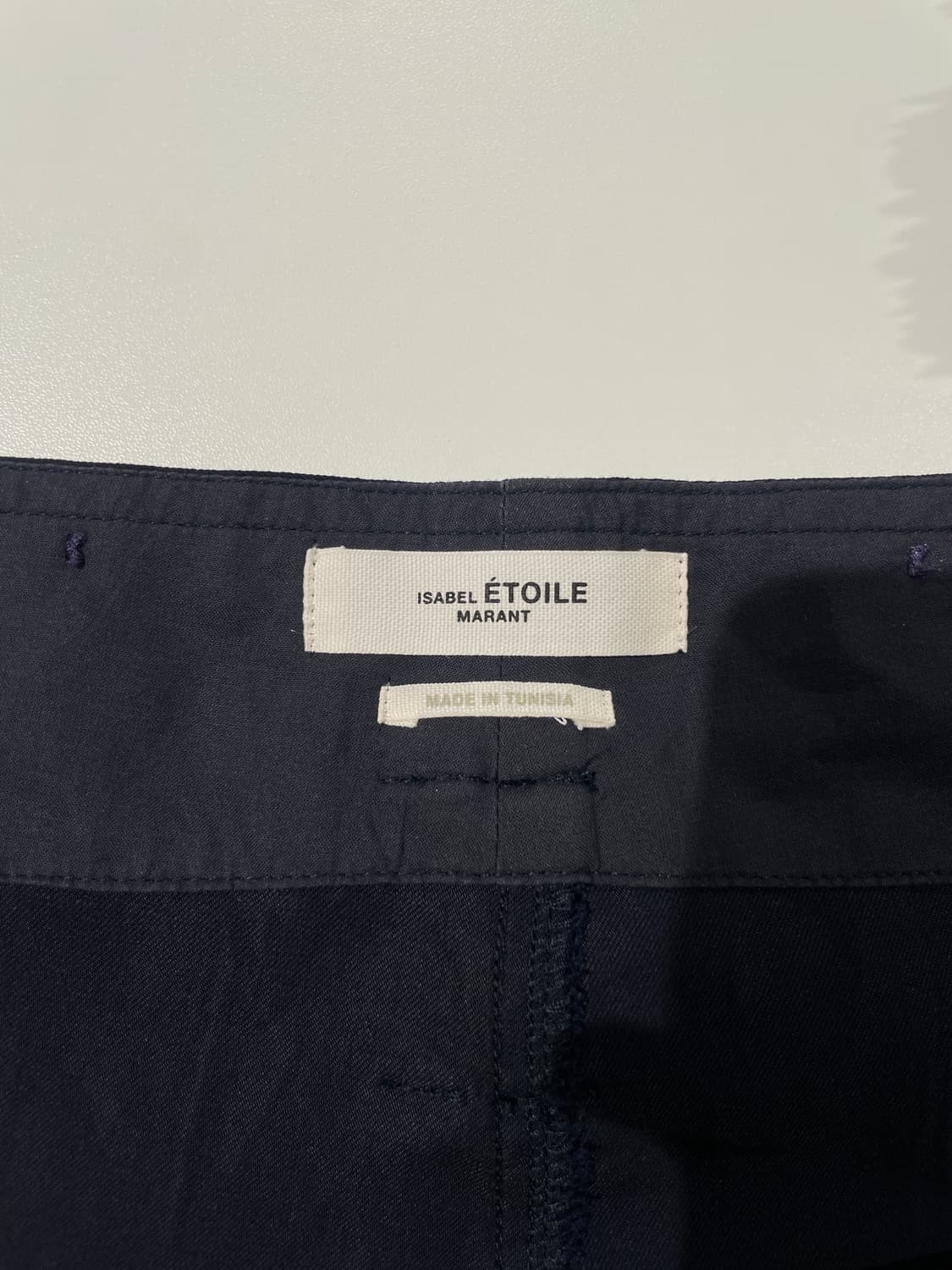 이자벨 마랑 에뚜왈 다크 네이비 버튼플라이 리오셀 시네바 트라우저 상품이미지7